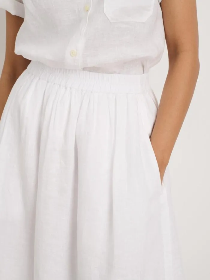 Alex Mill Dresses Skirts Standard Skirt In Linen White 8211 Women