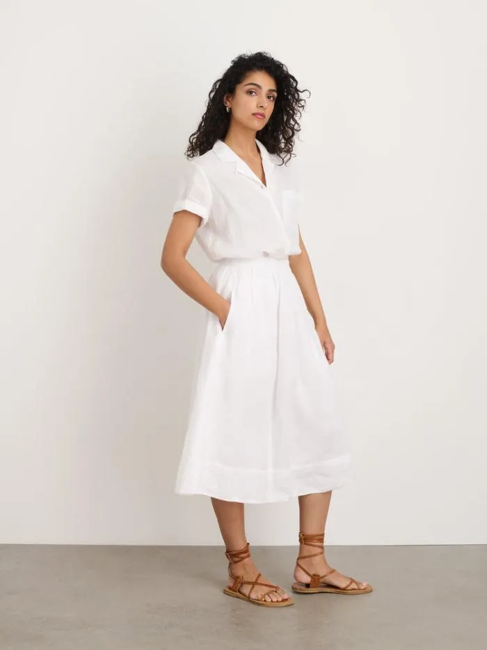 Alex Mill Dresses Skirts Standard Skirt In Linen White 8211 Women