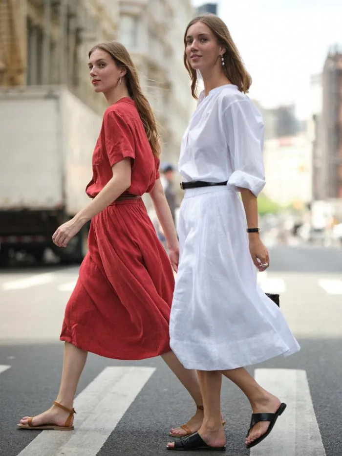 Alex Mill Dresses Skirts Standard Skirt In Linen White 8211 Women