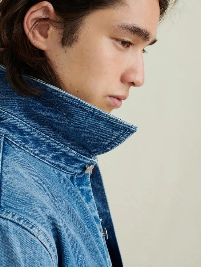 Alex Mill Jackets Coats Work Jacket In Vintage Wash Denim 8211 Men