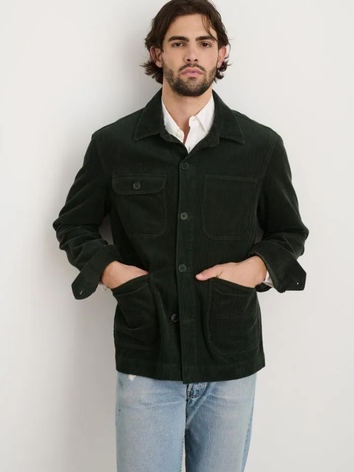 Alex Mill Jackets Coats Work Jacket In Wide Wale Corduroy Forest 8211 Men