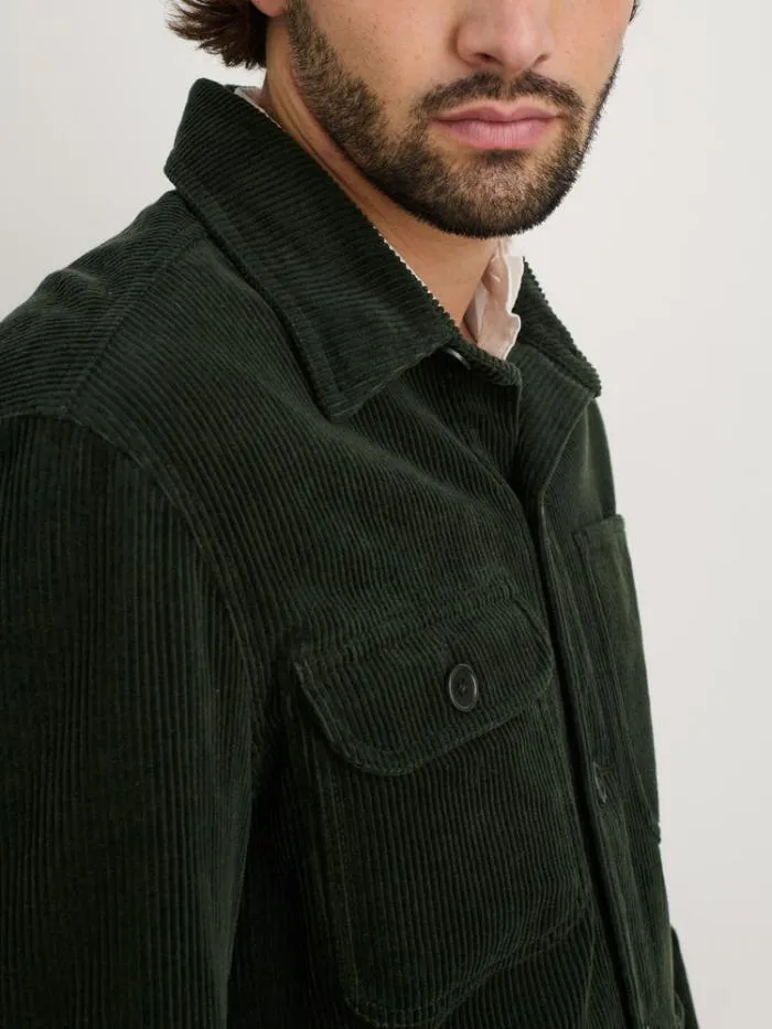 Alex Mill Jackets Coats Work Jacket In Wide Wale Corduroy Forest 8211 Men
