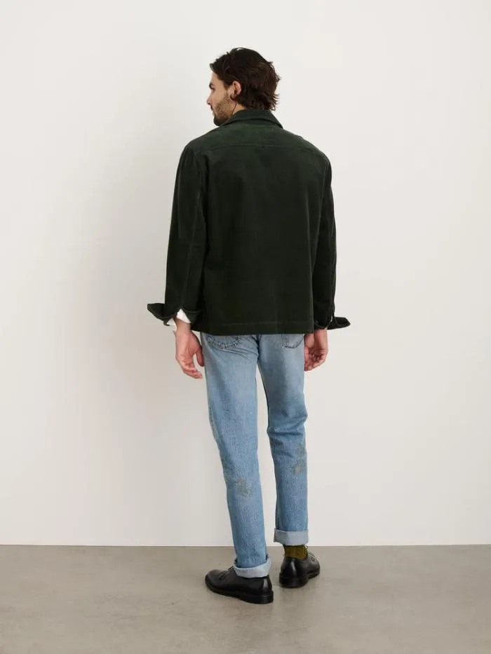 Alex Mill Jackets Coats Work Jacket In Wide Wale Corduroy Forest 8211 Men