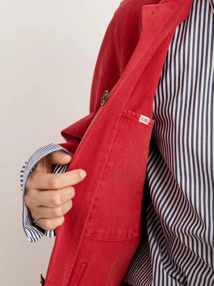 Alex Mill Jackets Outerwear Britt Work Jacket In Recycled Denim Paprika 8211 Women