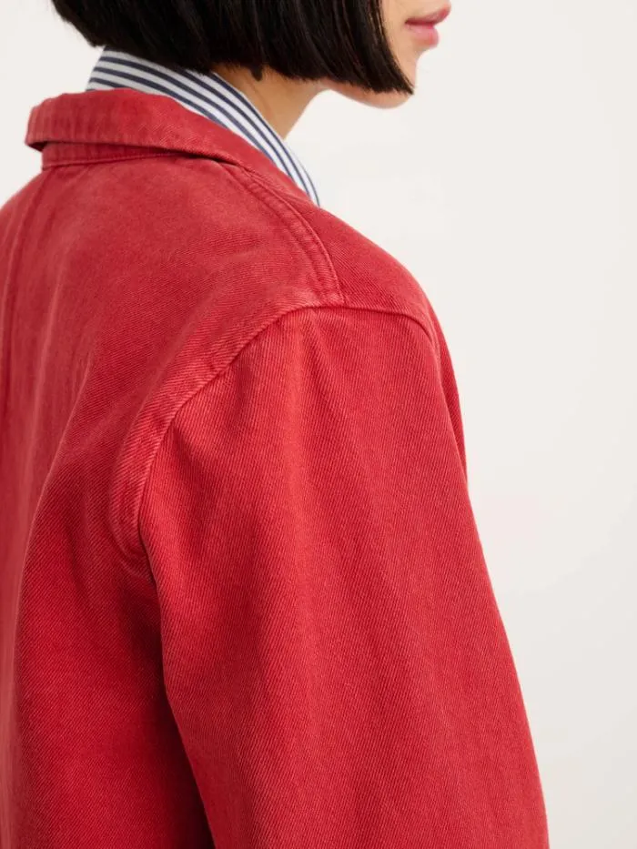 Alex Mill Jackets Outerwear Britt Work Jacket In Recycled Denim Paprika 8211 Women