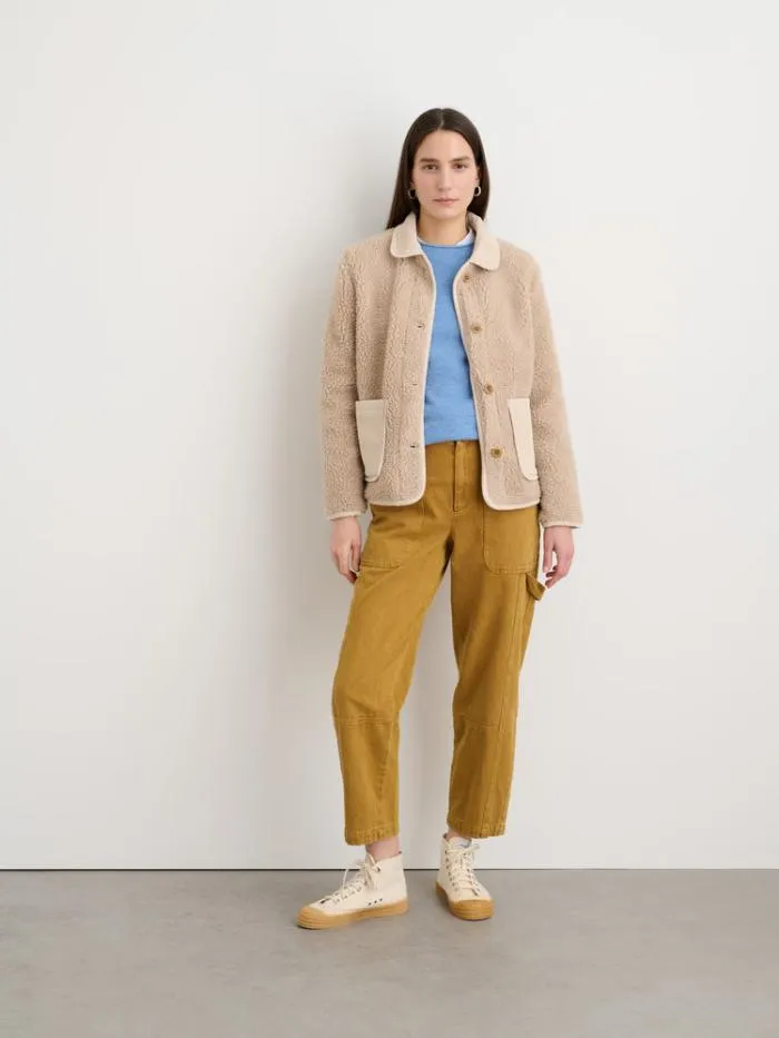Alex Mill Jackets Outerwear Marley Jacket In Sherpa Natural 8211 Women