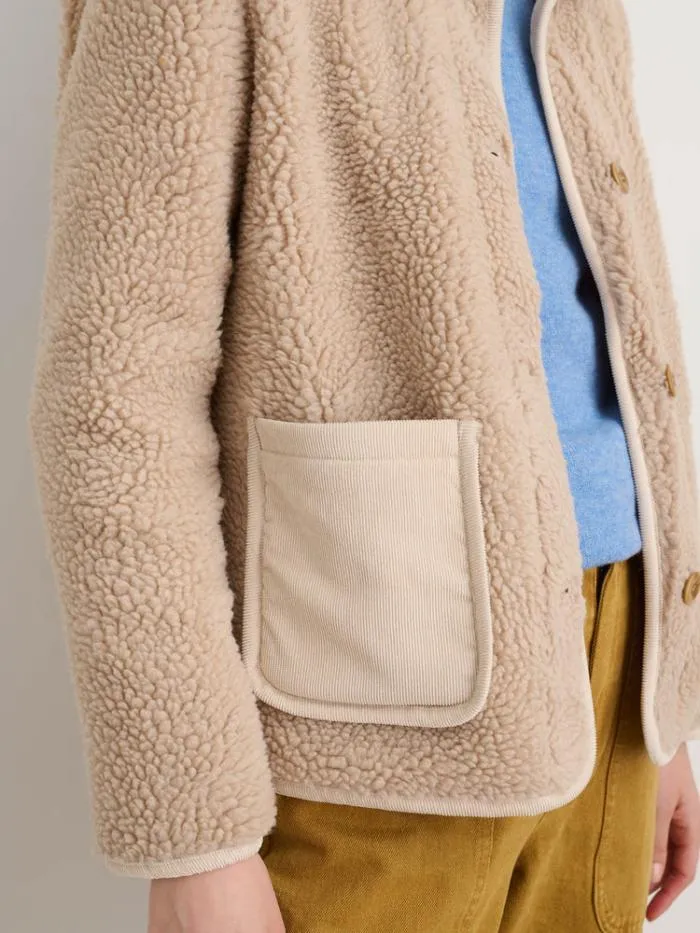 Alex Mill Jackets Outerwear Marley Jacket In Sherpa Natural 8211 Women