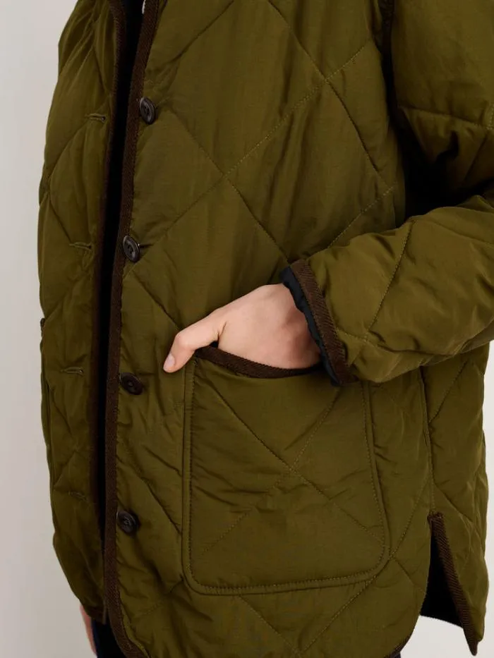 Alex Mill Jackets Outerwear Quinn Quilted Jacket In Nylon Military Green 8211 Women