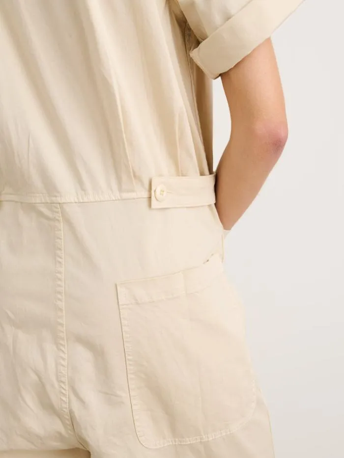 Alex Mill Jumpsuits Standard Short Sleeve Jumpsuit Oatmilk 8211 Women