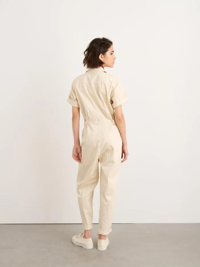 Alex Mill Jumpsuits Standard Short Sleeve Jumpsuit Oatmilk 8211 Women