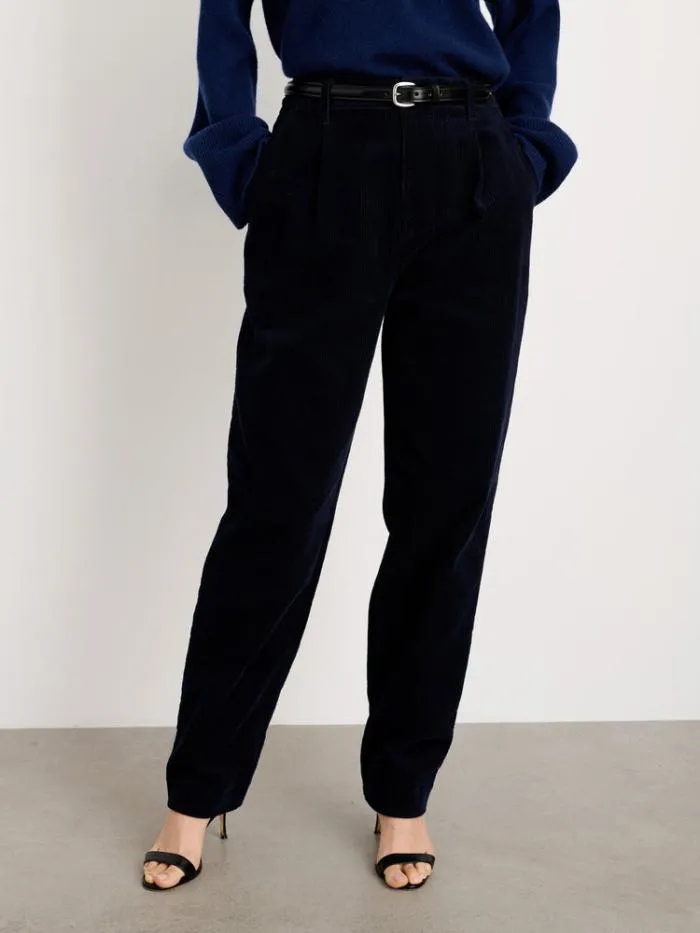 Alex Mill Pants Boy Pant In Corduroy Dark Navy 8211 Women