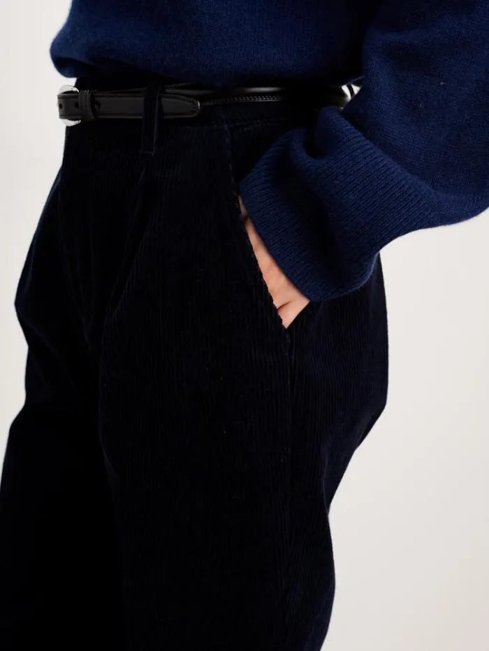 Alex Mill Pants Boy Pant In Corduroy Dark Navy 8211 Women