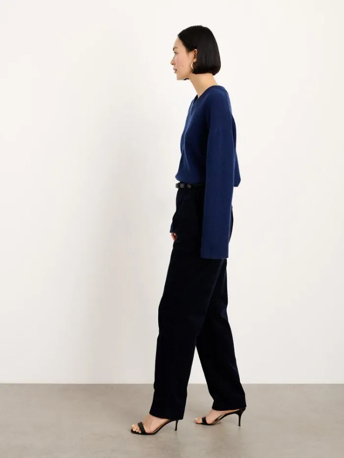 Alex Mill Pants Boy Pant In Corduroy Dark Navy 8211 Women