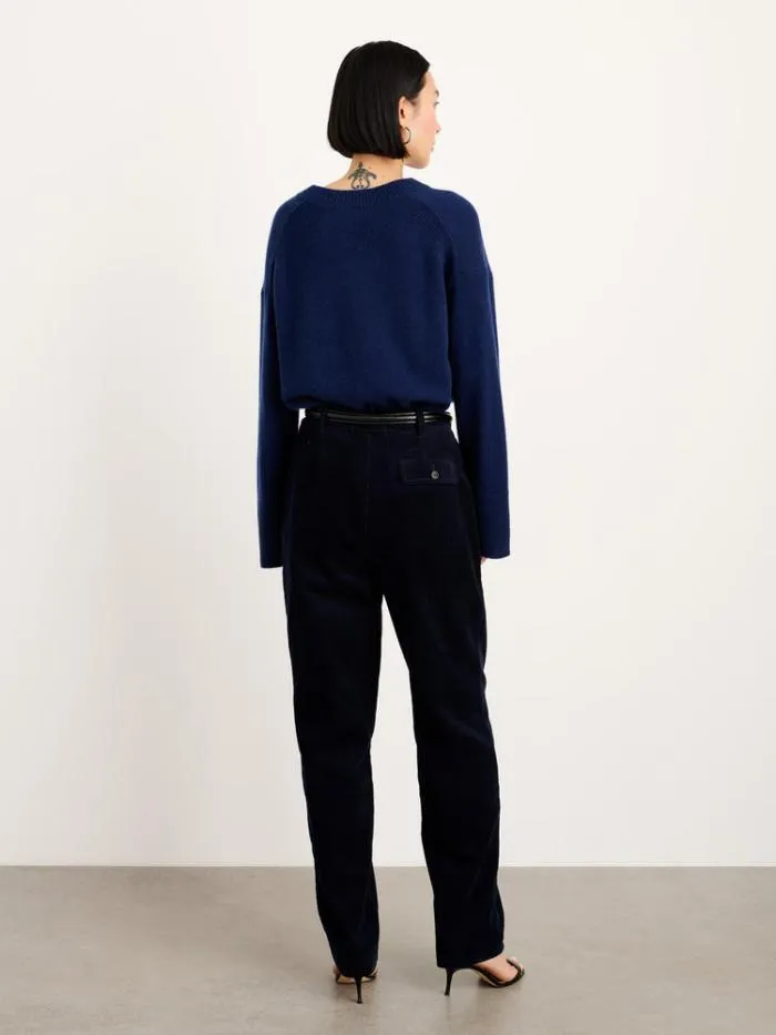 Alex Mill Pants Boy Pant In Corduroy Dark Navy 8211 Women