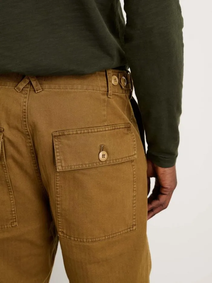 Alex Mill Pants Field Pant In Herringbone Dark Khaki 8211 Men