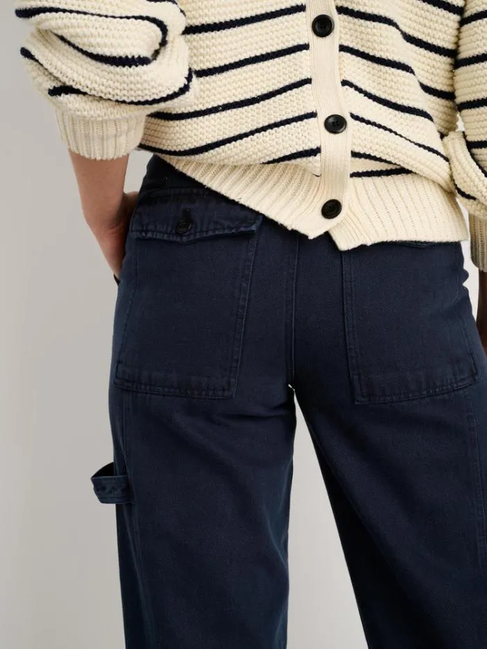 Alex Mill Pants Phoebe Pant In Recycled Denim Navy 8211 Women