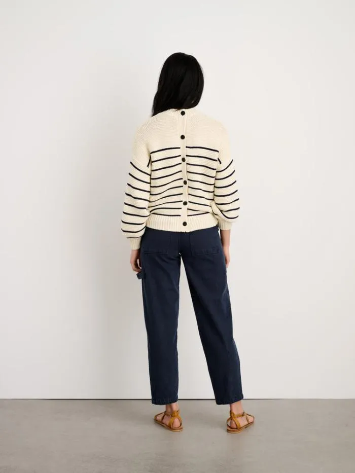 Alex Mill Pants Phoebe Pant In Recycled Denim Navy 8211 Women