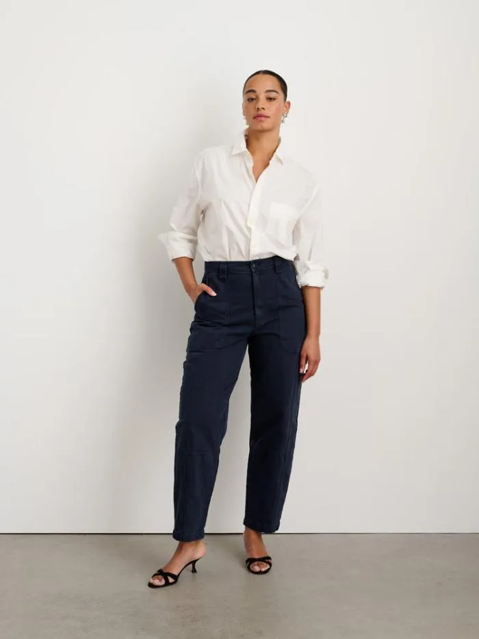 Alex Mill Pants Phoebe Pant In Recycled Denim Navy 8211 Women