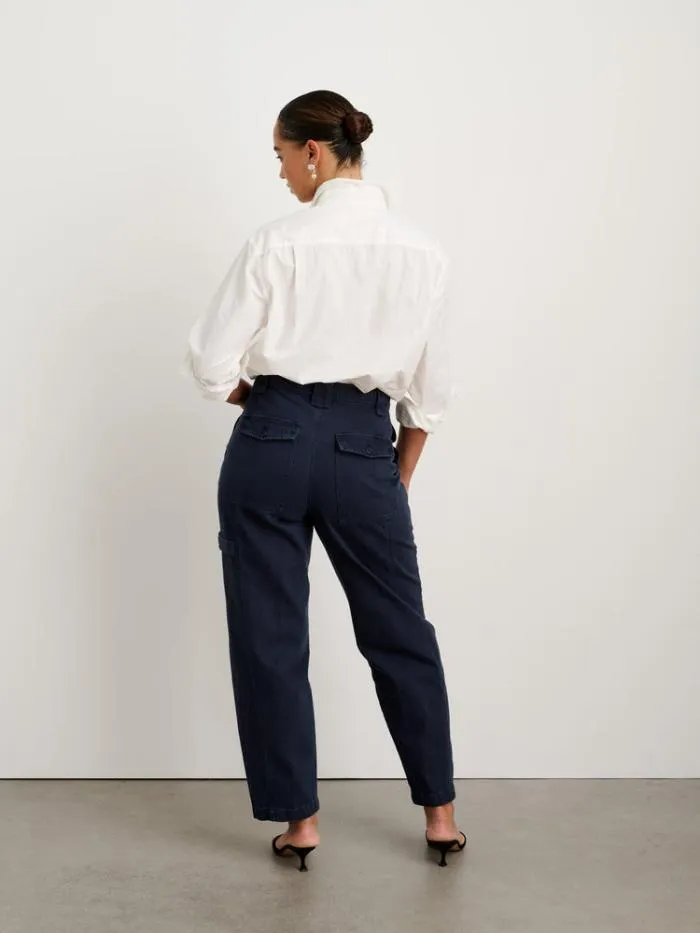 Alex Mill Pants Phoebe Pant In Recycled Denim Navy 8211 Women
