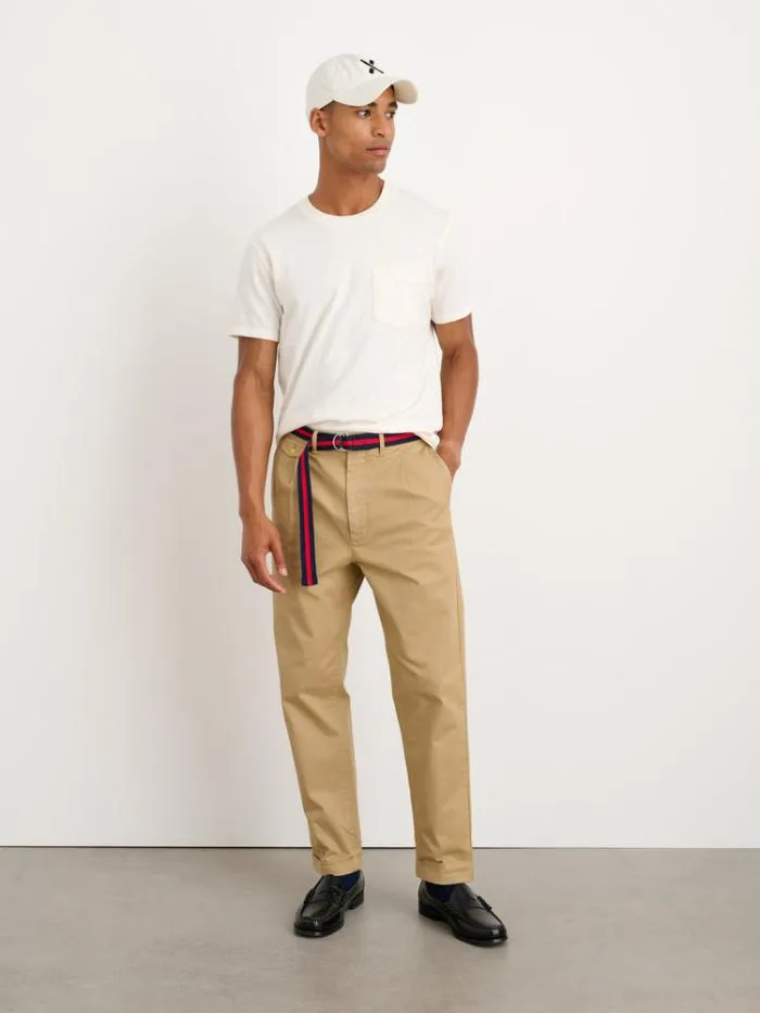 Alex Mill Pants Standard Pleated Pant In Chino Long Inseam Vintage Khaki 8211 Men