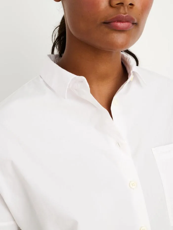 Alex Mill Shirts Tops Jo Shirt In Paper Poplin White 8211 Women