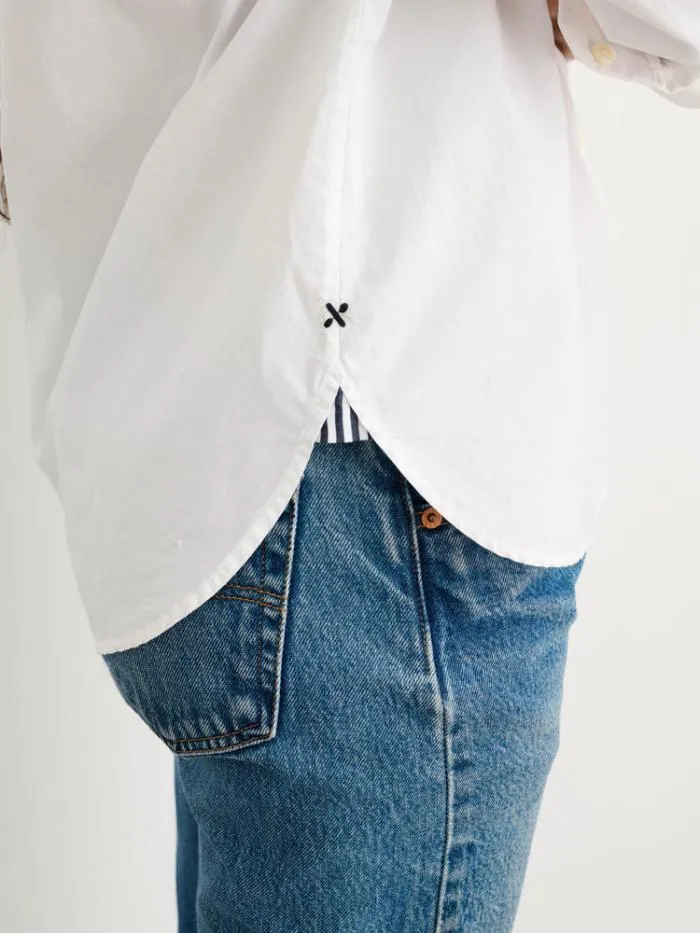 Alex Mill Shirts Tops Jo Shirt In Paper Poplin White 8211 Women