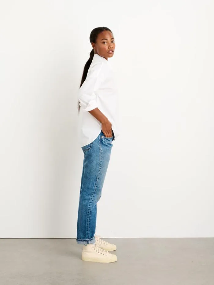 Alex Mill Shirts Tops Jo Shirt In Paper Poplin White 8211 Women