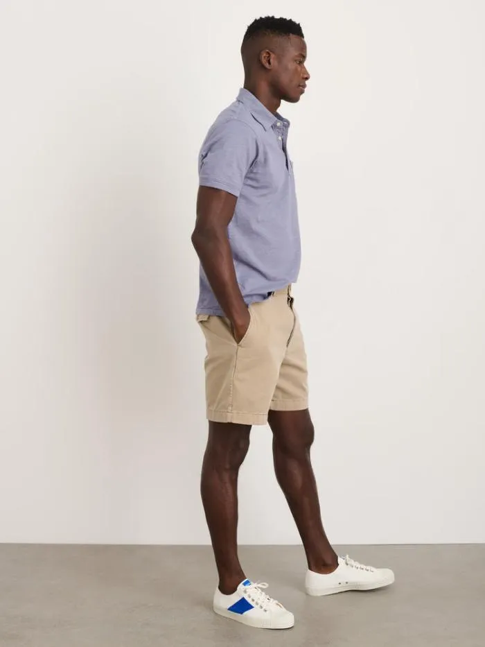 Alex Mill Shorts Flat Front Short In Vintage Washed Chino Faded Khaki 8211 Men