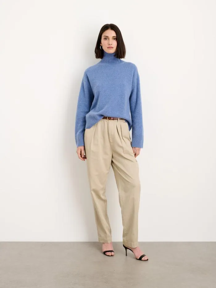 Alex Mill Sweaters Cecile Turtleneck In Cashmere Heather Blue 8211 Women