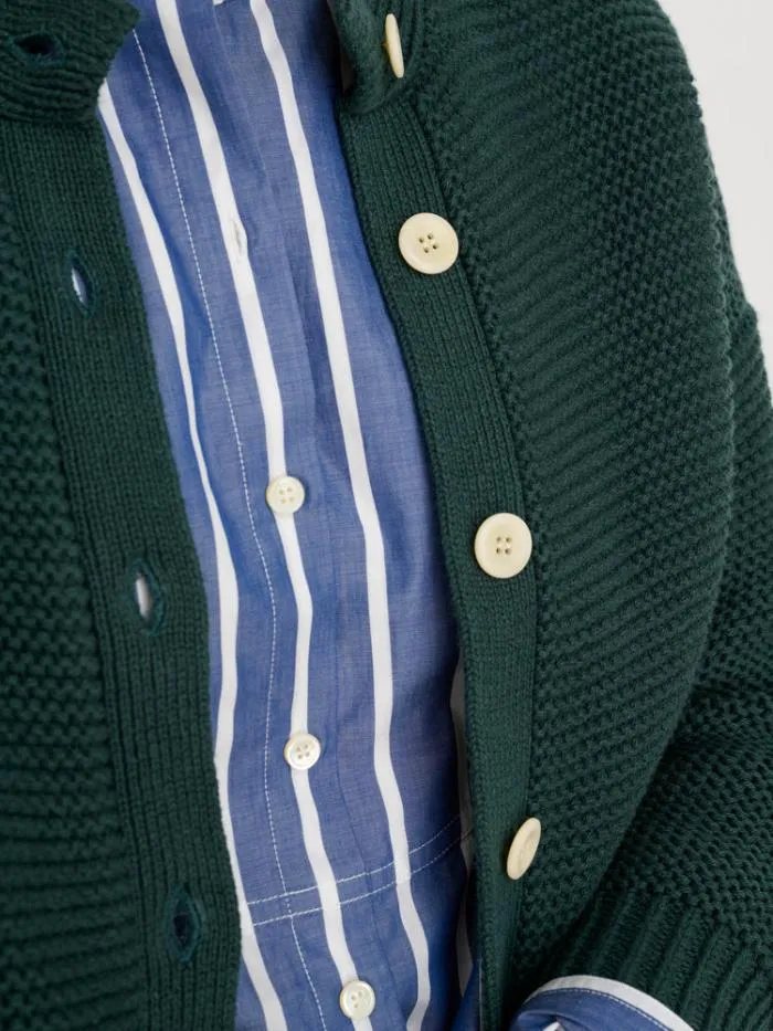 Alex Mill Sweaters Nico Cardigan In Cotton Dark Spruce 8211 Women