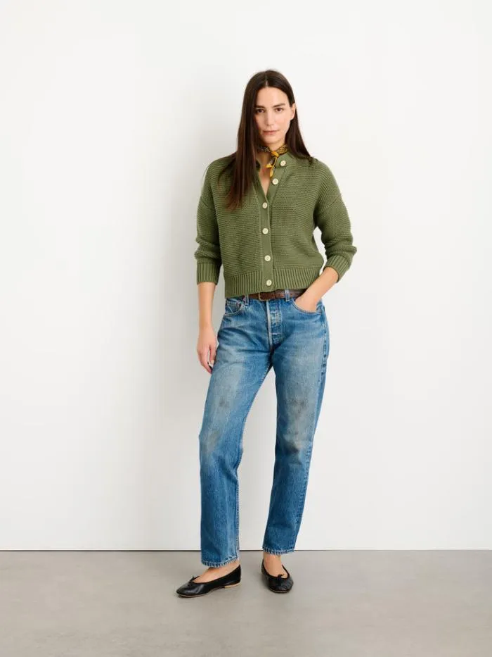 Alex Mill Sweaters Nico Cardigan In Cotton Faded Grove 8211 Women