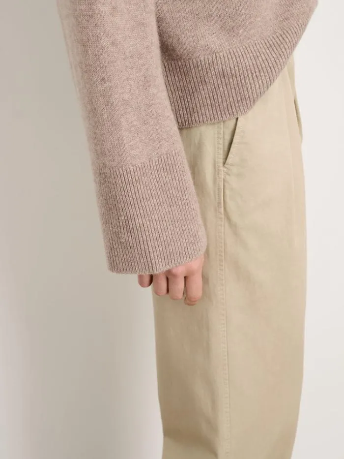 Alex Mill Sweaters Rowan VNeck In Cashmere Biscotti 8211 Women