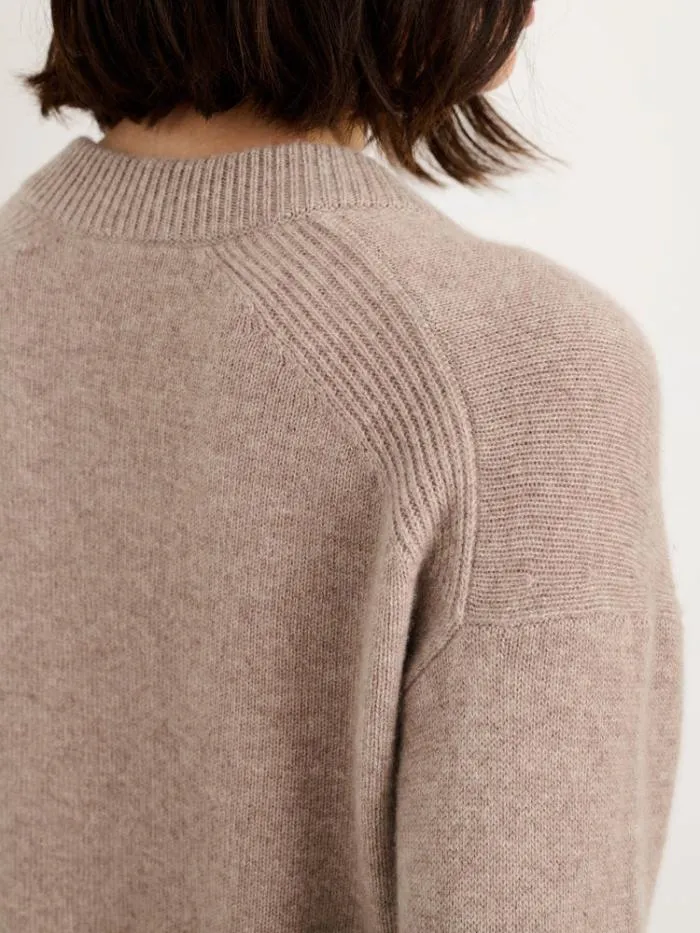 Alex Mill Sweaters Rowan VNeck In Cashmere Biscotti 8211 Women