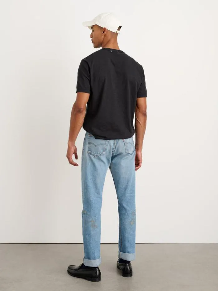 Alex Mill Tees Polos Standard Pocket Tee In Slub Cotton Black 8211 Men