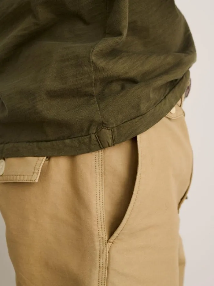 Alex Mill Tees Polos Standard Pocket Tee In Slub Cotton Faded Deep Olive 8211 Men