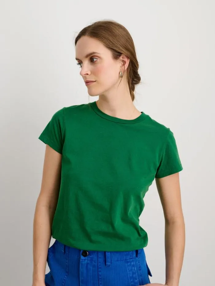 Alex Mill Tees Tanks Prospect Tee In 40039S Jersey Forest Green 8211 Women