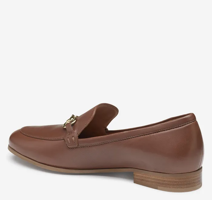 Ali Bit Loafer Cognac Glove Leather Women8217s Shoes Johnston and Murphy Women