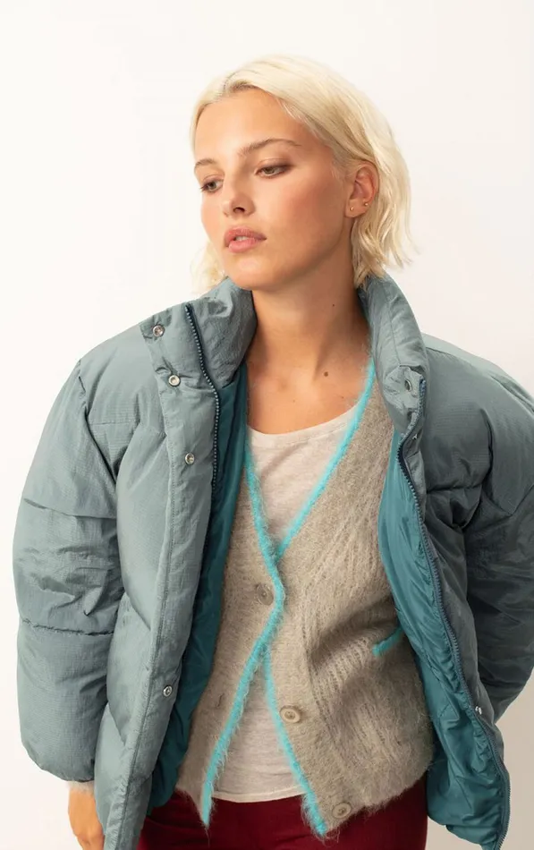 American Vintage Coats and Puffer Coats Women Padded Jacket Ifabay Ash