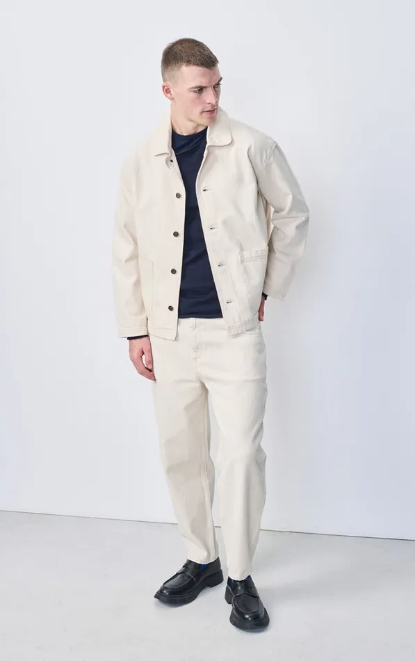 American Vintage Jackets and Blazers Men Jacket Datcity Ecru