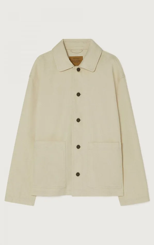 American Vintage Jackets and Blazers Men Jacket Datcity Ecru