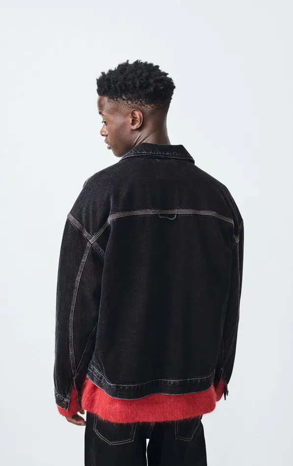 American Vintage Jackets and Blazers Men Jacket Yopday Black Vintage