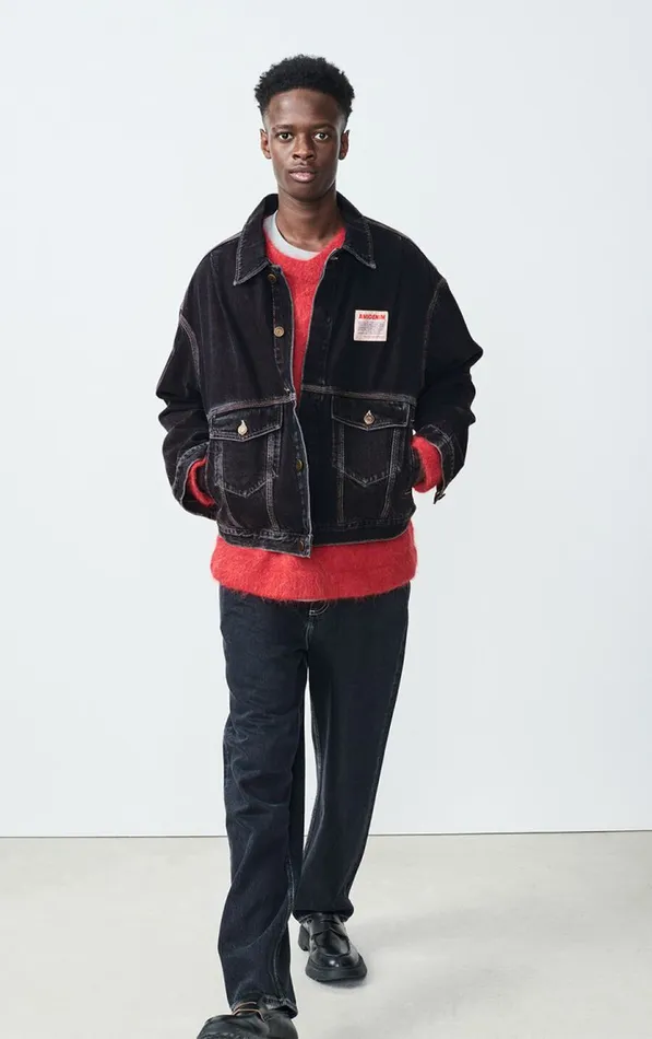 American Vintage Jackets and Blazers Men Jacket Yopday Black Vintage