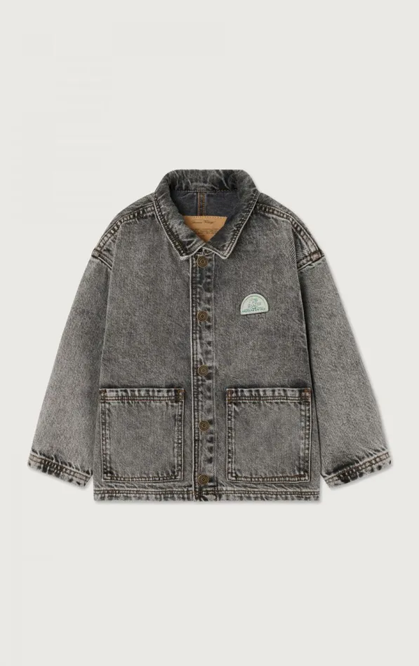 American Vintage Jackets and Coats Kids Jacket Yopday Grey Salt And Pepper