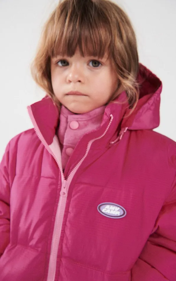 American Vintage Jackets and Coats Kids Padded Jacket Ifabay Fuchsia