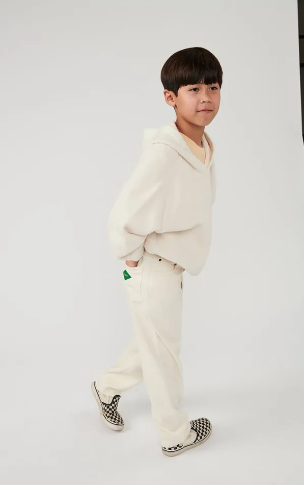American Vintage Jeans Kids Straight Jeans Spywood Ecru