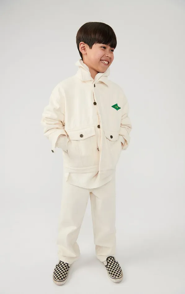 American Vintage Jeans Kids Straight Jeans Spywood Ecru