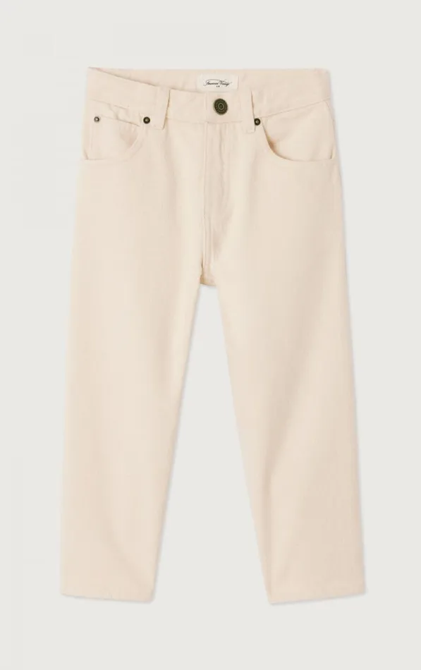 American Vintage Jeans Kids Straight Jeans Spywood Ecru