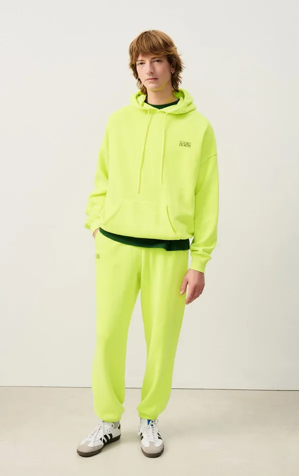 American Vintage Joggers Men Joggers Izubird Fluorescent Lemon American Vintage Joggers Men Joggers Izubird Fluorescent Lemon
