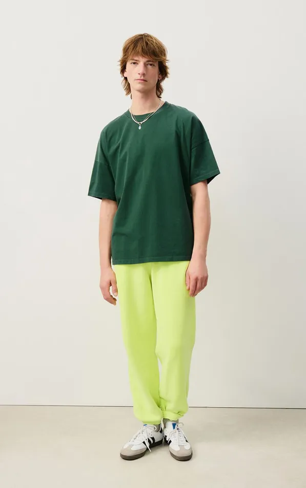 American Vintage Joggers Men Joggers Izubird Fluorescent Lemon American Vintage Joggers Men Joggers Izubird Fluorescent Lemon