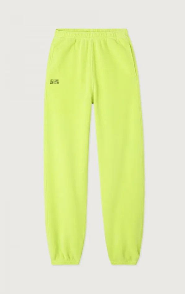 American Vintage Joggers Men Joggers Izubird Fluorescent Lemon American Vintage Joggers Men Joggers Izubird Fluorescent Lemon
